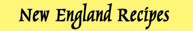 New Egnland Recipes Masthead II